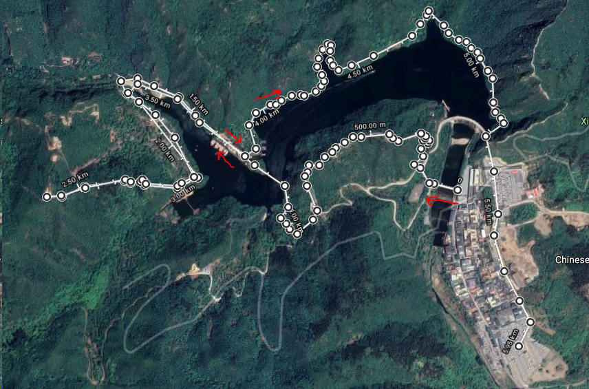 Nagy Fal útvonal